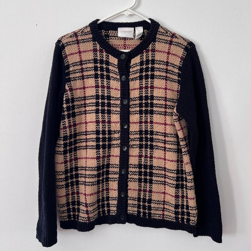 Size Small, Liz Claiborne/Liz & Co Petite Button-Up Cardigan